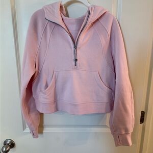 Lululemon Oversized Half- Zip Hoodie- Light Pink